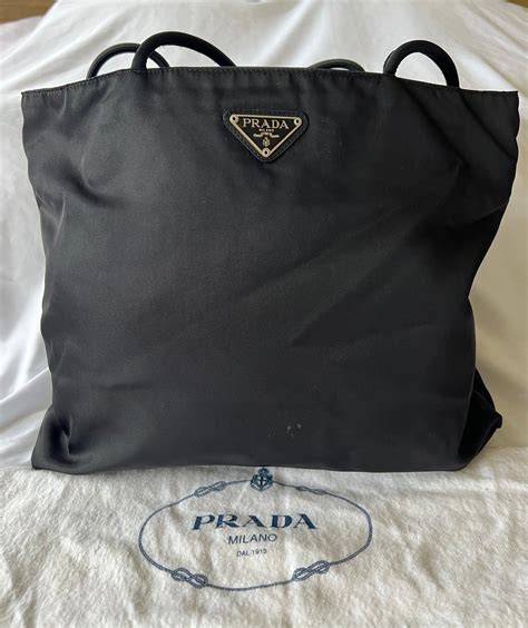 prada calf backpack vintage|vintage prada nylon tote bag.